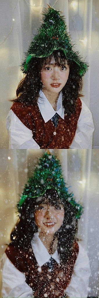 圣诞节（下）：毛晓彤戴熊头套，郑合惠子笑得甜，沈月小鹿妆成功 - 2