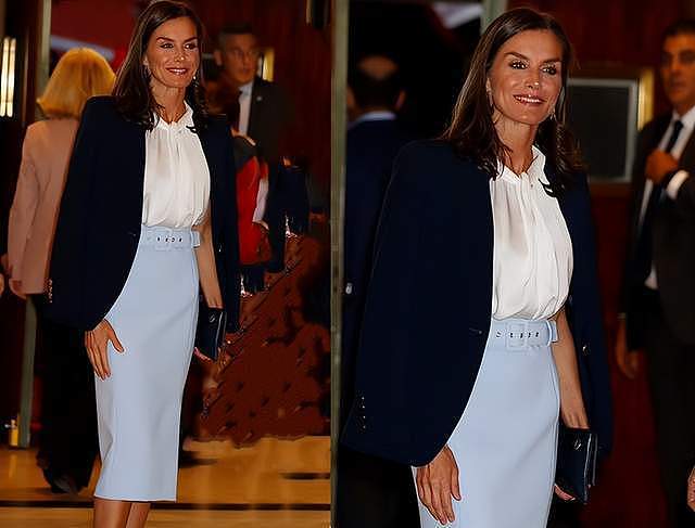 49岁西班牙王后太会穿，5年前的旧裙子，竟然也能穿出新鲜感 - 11