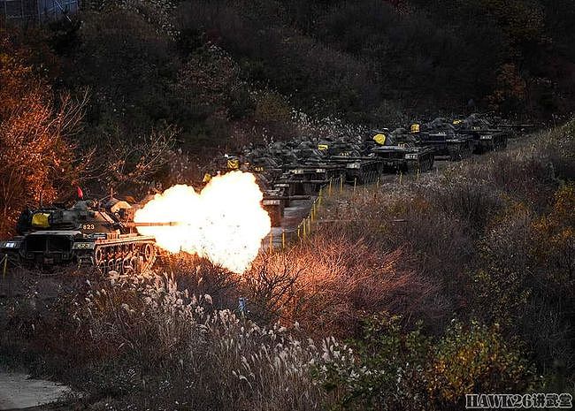 谢幕演出：韩国海军陆战队M48A3K坦克实弹演习 90mm主炮的怒吼 - 6