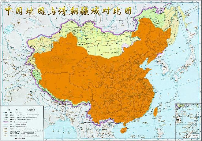 是不是很多人都遗忘了秋海棠叶地图，忘了外西北、外东北、外蒙古 - 1