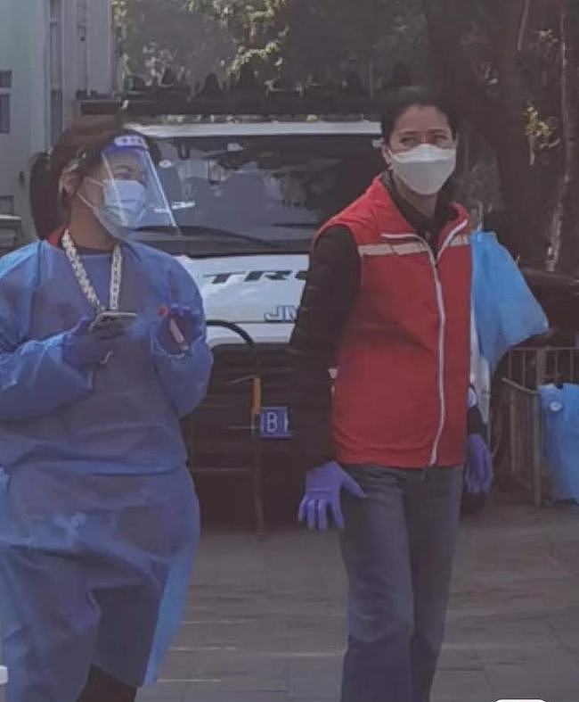 袁咏仪在深圳核酸检测点做志愿者！维持秩序忙前忙后，模样接地气 - 2