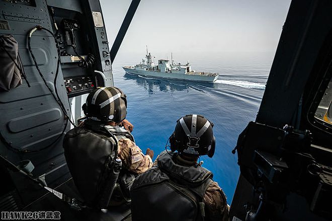 加拿大“蒙特利尔”号护卫舰演习照 CH-148飞行训练 项目设置多样 - 18