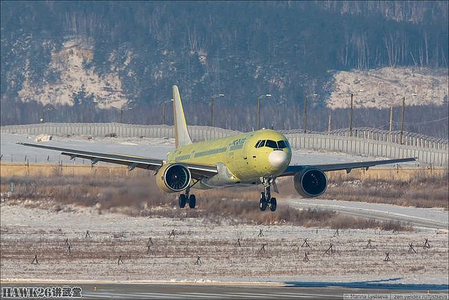 俄罗斯MS-21-300中程客机试飞成功 因为制裁改用国产复合材料机翼 - 8