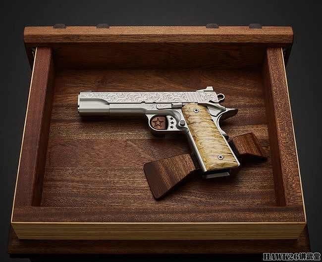 卡博特“泰坦”1911手枪 巧妙雕刻营造错觉 史前巨兽牙齿做握把 - 8