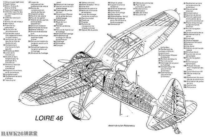 90年前 法国Loire-45战斗机首飞成功“鸥式翼”构型刚量产就落后 - 5