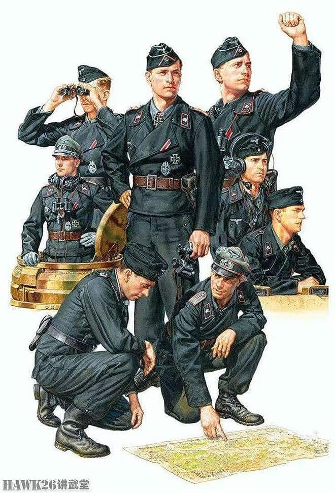 戏说：二战德国坦克兵的黑色夹克 古德里安参与设计 成为荣誉标志 - 8