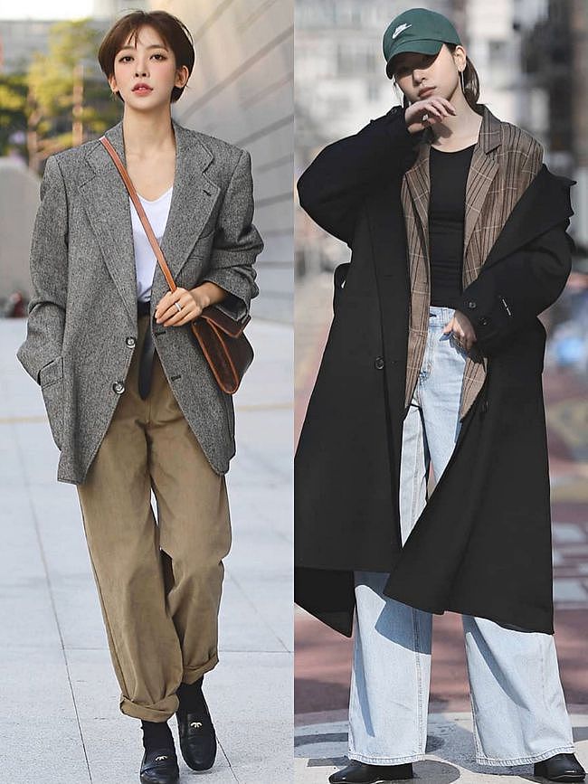 春季韩国街拍最爱这3件外套，这样穿尽显时髦范，省心还省力 - 3