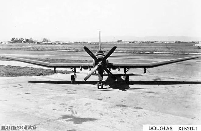 道格拉斯XTB2D-1“天空海盗”鱼雷轰炸机 消逝的巨型怪物舰载机 - 17