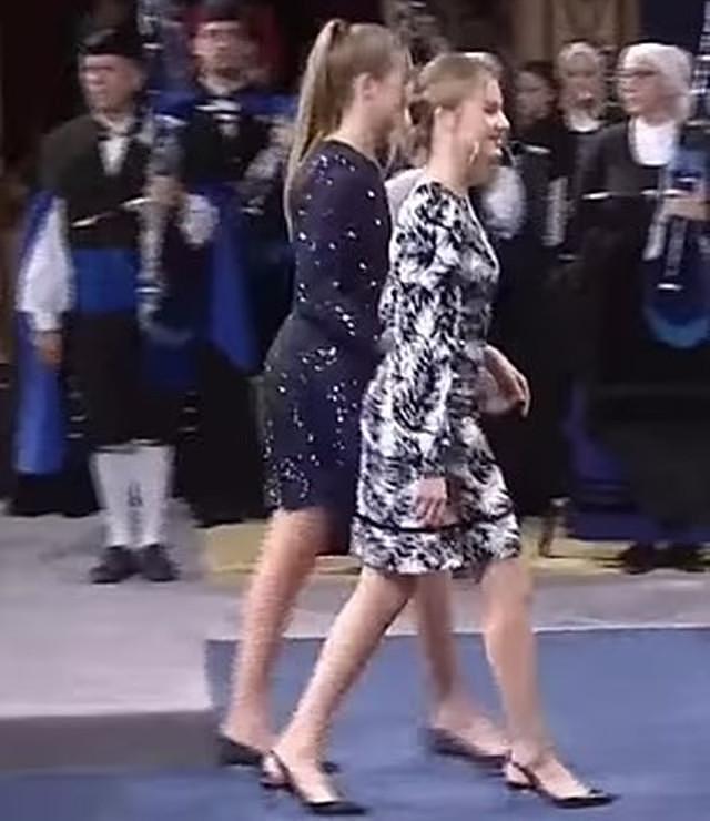 西班牙公主身材颜值兼备，时尚度直追王后母亲，竟能hold住芭比粉 - 3