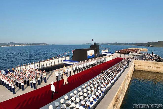 朝鲜新型弹道导弹潜艇下水 老式R级魔改版 配备两种直径潜射导弹 - 7