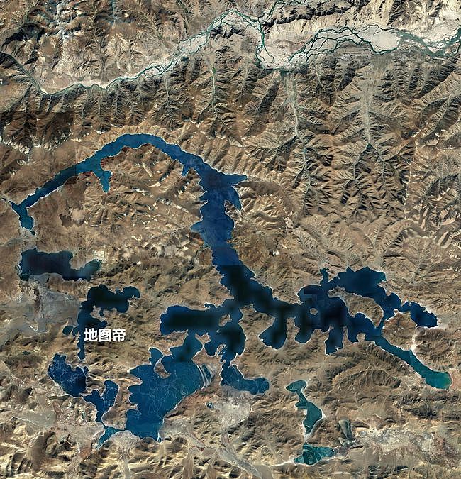 西藏五大湖，都在哪儿？看地图一目了然 - 6