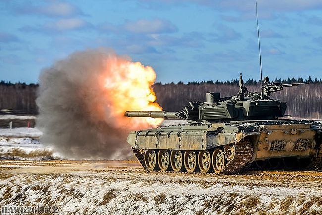 俄罗斯西部军区坦克部队完成校射工作 主炮发出怒吼 进入备战状态 - 12