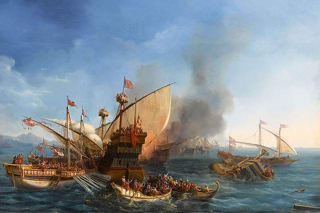 盖伦帆船VS桨帆战舰：发生在17世纪的英国与医院骑士团海上冲突 - 5