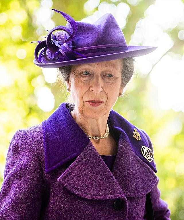 95岁英国女王确实老了！首次拄着拐杖亮相背很驼，穿一身蓝真优雅 - 9