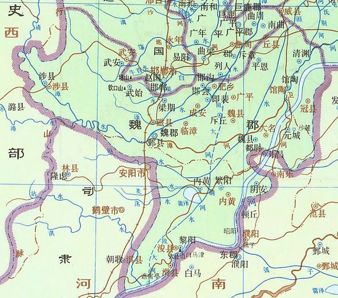 河北东南部有2县规模远大于周边县，其原因是曾有个县“消失”了 - 2