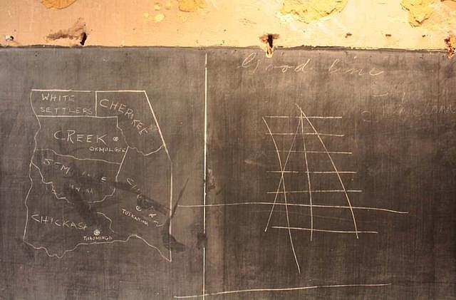 “尘封”100多年的黑板，被建筑工人发现！板书依旧鲜艳清晰 - 11
