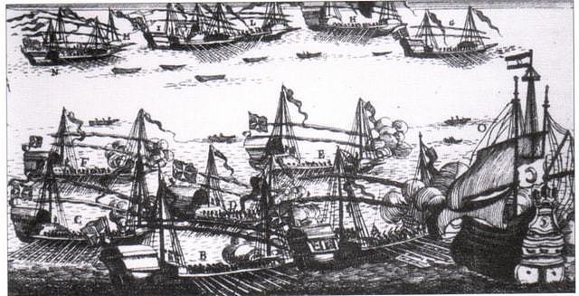 盖伦帆船VS桨帆战舰：发生在17世纪的英国与医院骑士团海上冲突 - 13