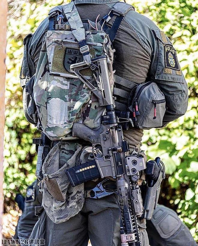 图说：瑞典特警反恐演习 LWRC顶级步枪亮相 激光指示器位置特别 - 6