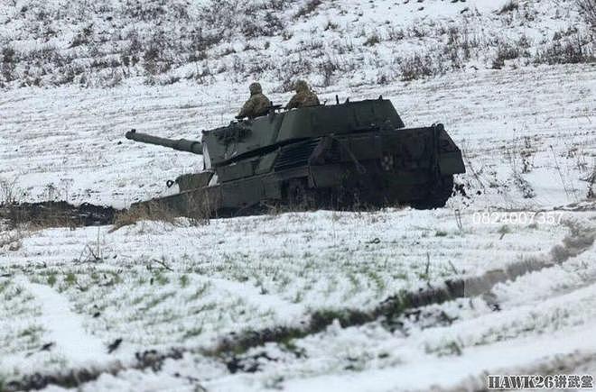 乌克兰第44机械化旅雪地训练 豹1A5坦克重新披挂上阵 将成为主力 - 3
