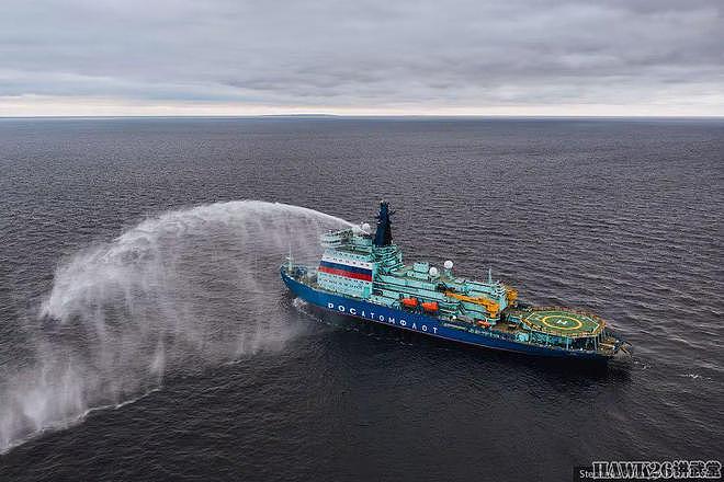 “乌拉尔”号核动力破冰船在芬兰湾海试 俄罗斯北极航线的守护神 - 33