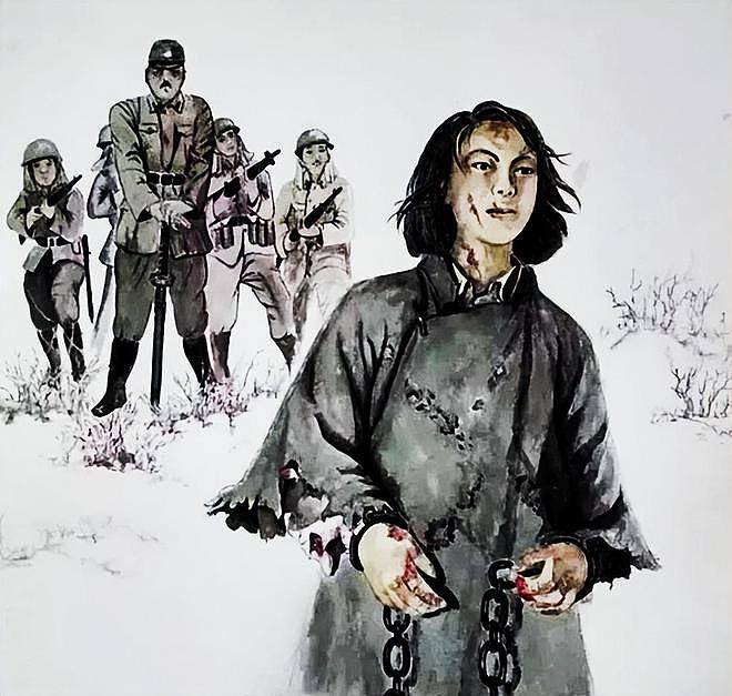 1937年，在冰天雪地中，美丽的女战士遭受了日军残忍的凌迟 - 8