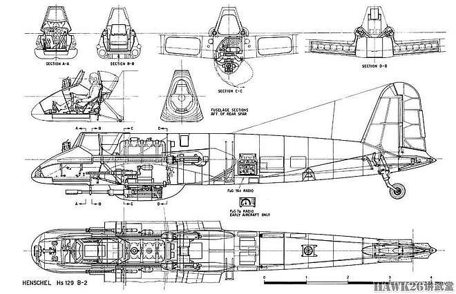 85年前 亨舍尔Hs.129攻击机首飞“坦克开罐器”名气大于实战效果 - 2