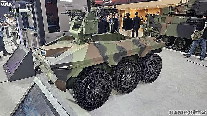 直击：韩国军警防务展览会 30吨步兵战车亮相 未来主战坦克很科幻 - 29
