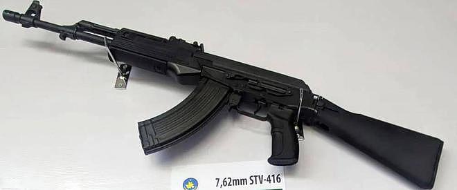 越南国产化的STV枪族，实际上是授权制造的Galil和改造的AK - 12