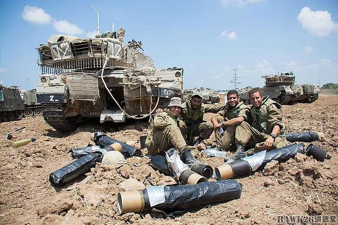 以色列“梅卡瓦”坦克炮塔顶部焊接格栅装甲“真香定律”就是灵 - 12