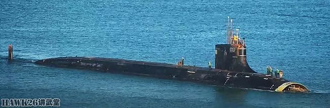 “康涅狄格”号核潜艇驶离圣地亚哥 艇艏已完全消失 损坏情况严重 - 2