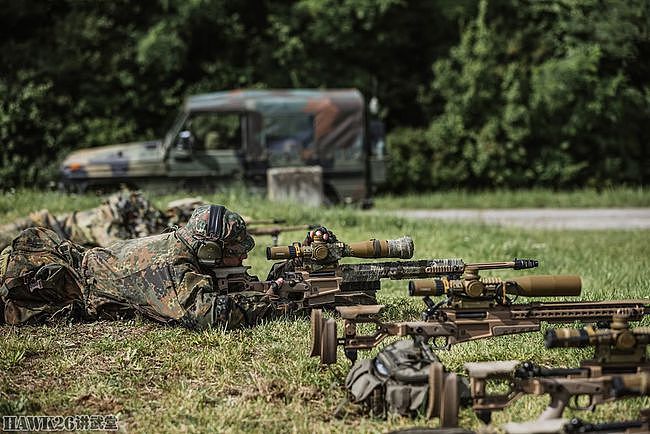 德军步兵学校狙击手培训班 精锐部队选派射手 学习G22A2狙击步枪 - 7