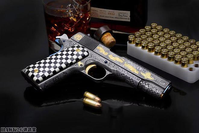 SK定制公司柯尔特主题雕刻手枪 采用古董型号 大师精心制作完成 - 4