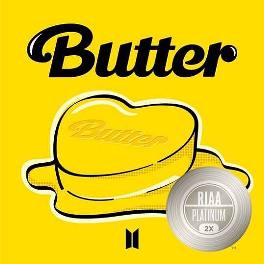 防弹少年团《Butter》获美国唱片产业协会双白金认证 - 1