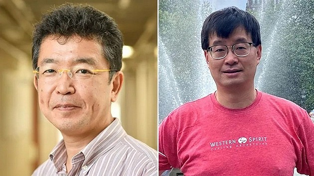 香取秀俊（左）和叶军（右）（图片来源：The University of Tokyo/Jun Ye）