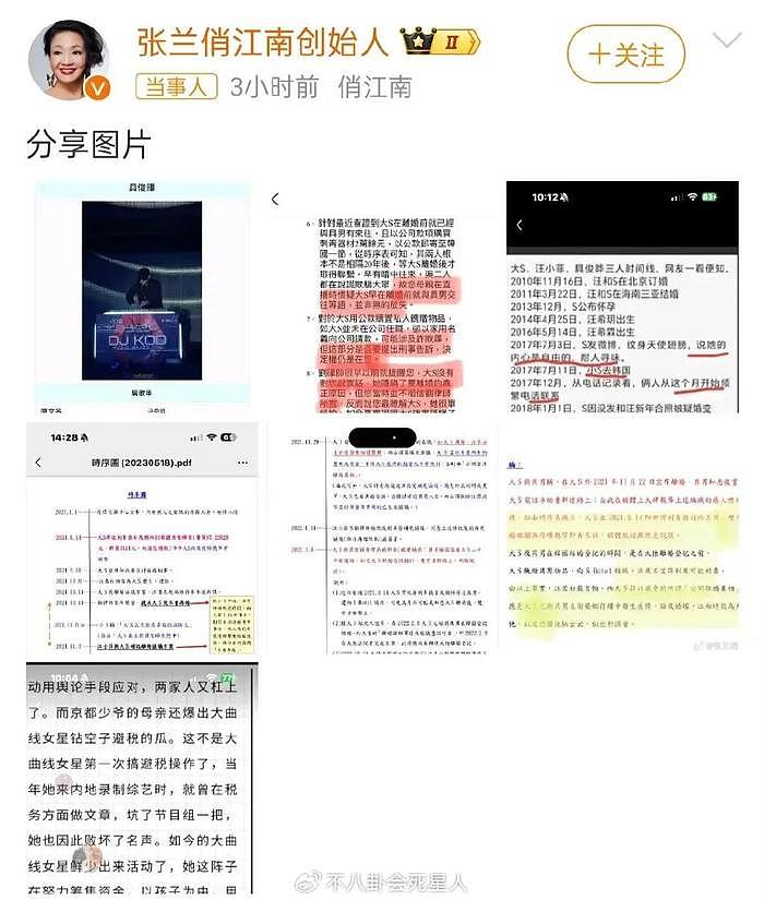 离谱！张兰晒图曝大S出轨，一个实锤照片都没有，都是主观猜测 - 2