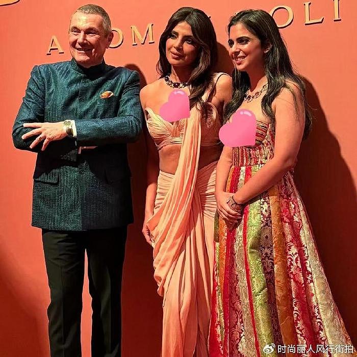 印度国宝级巨星出席宝格丽晚宴！印度首富千金也来了，穿纱丽美翻 - 6