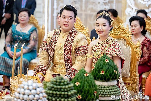 柬埔寨华人富商儿子大婚！洪森洪玛奈都来了，场面奢华新娘旺夫脸 - 7
