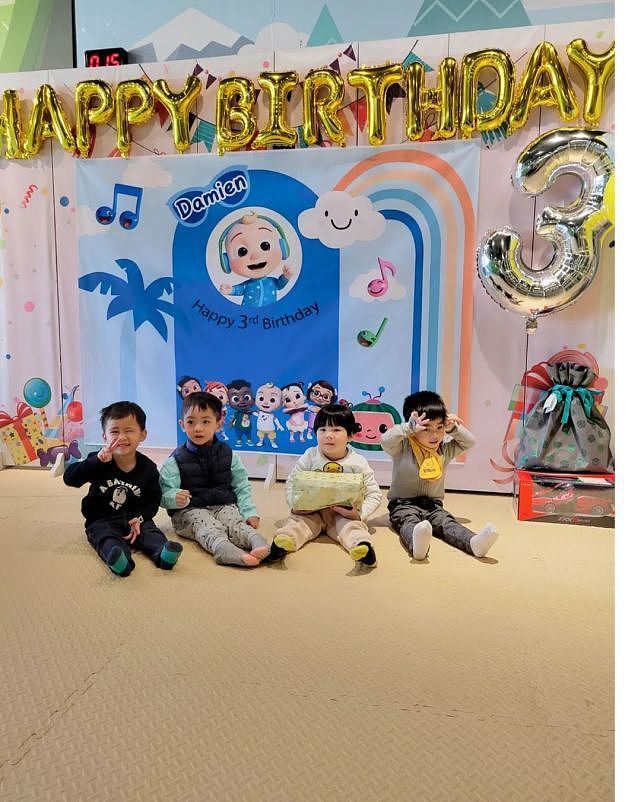黄祥兴为小儿子搞大型派对庆3岁生日 儿子出生后首次见“大场面” - 4