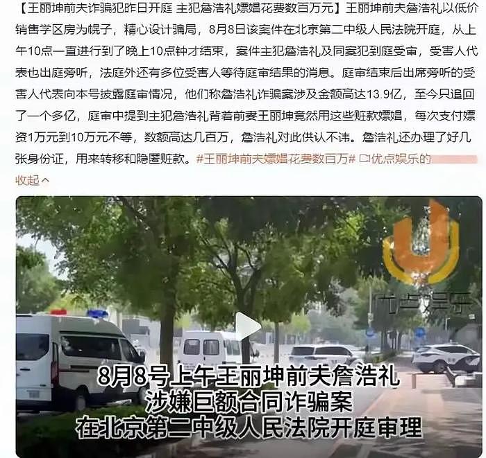 王丽坤事件最新后续！老公詹浩礼拿赃款出去找小姐，嫖了好几百万 - 3