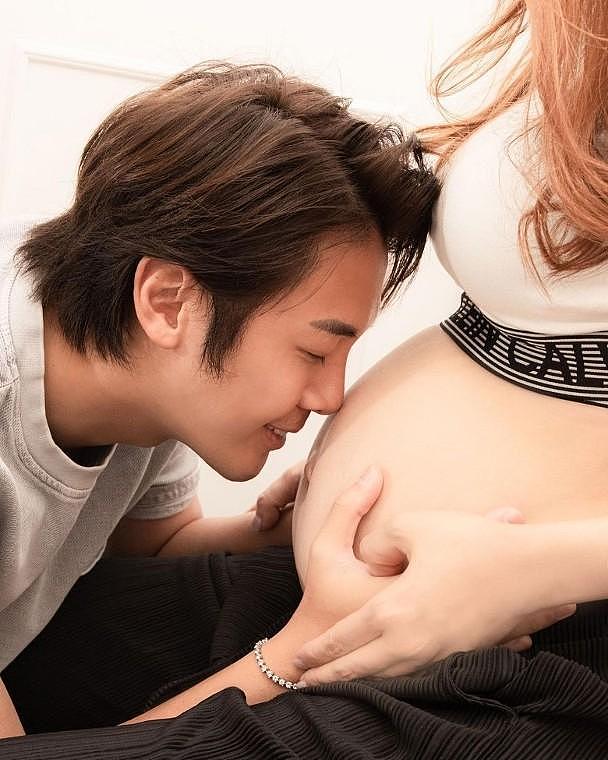 39岁香港女星陈乐榣未婚怀孕，与男友合影晒5月孕肚，离婚刚7个月 - 3