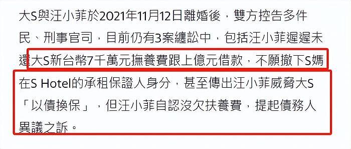 台媒称大S汪小菲和解失败！孩子抚养有异议，张兰怒数女方五宗罪 - 5