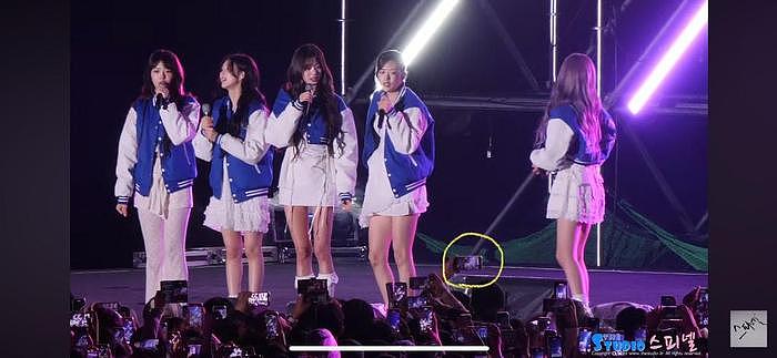 韩国知名女团成员，在大学庆典表演现场，疑似指责台下观众 - 2