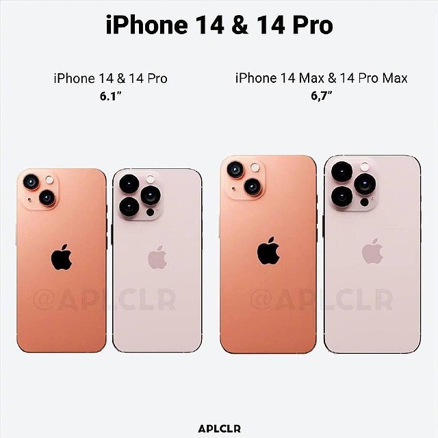 iPhone 14新配色曝光：阳光橙+樱花粉 - 1