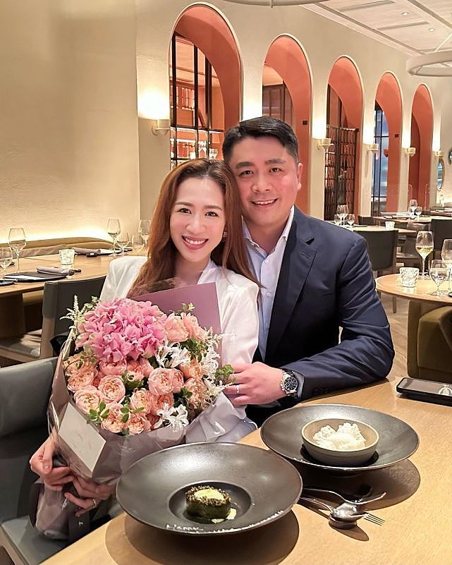 前TVB女艺人岑杏贤与老公二人世界庆祝结婚2周年纪念日 - 4