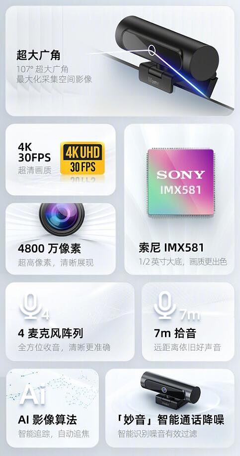 魅蓝智能摄像头Pro发布：索尼IMX581、支持4K录制 - 4