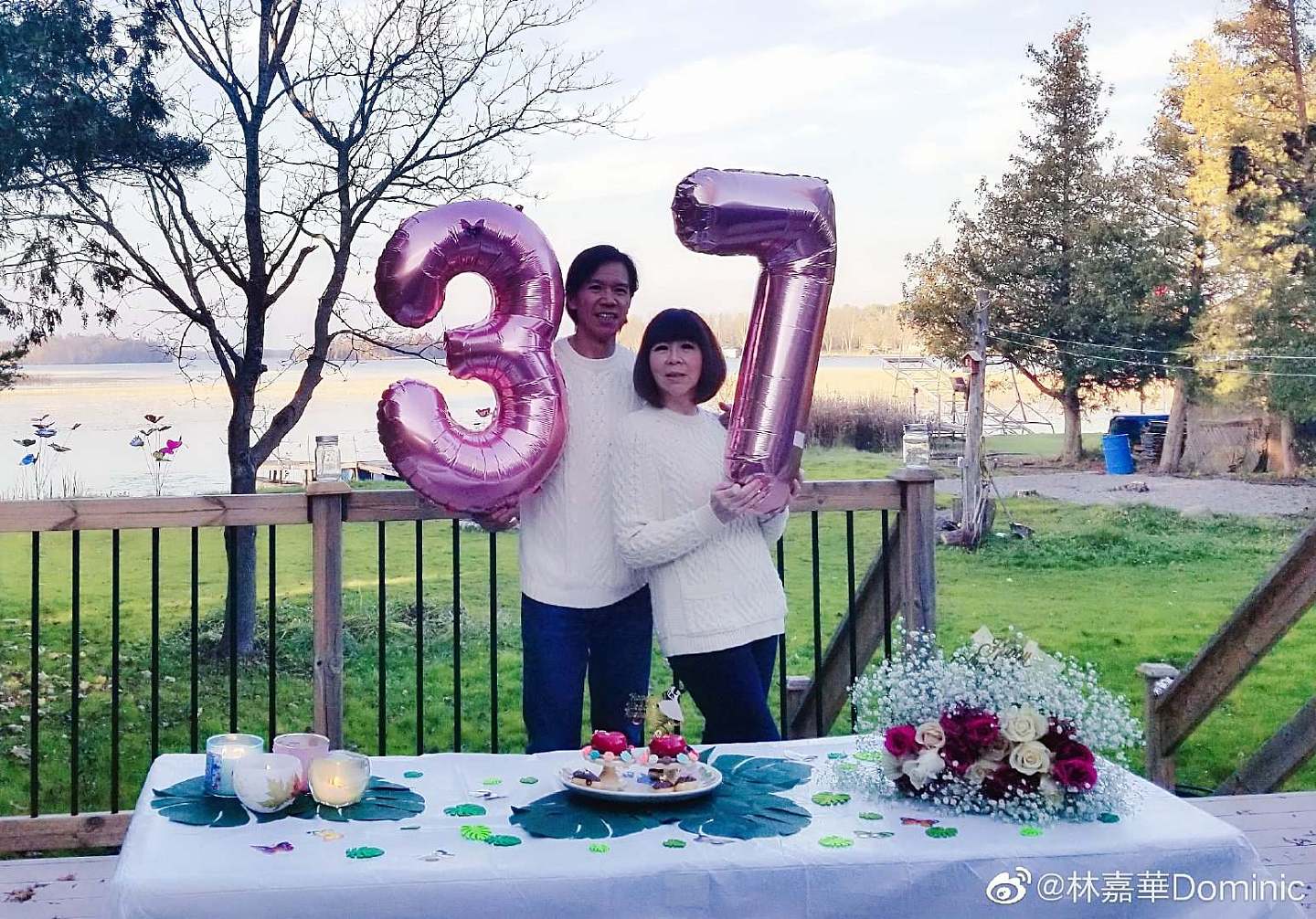 64岁实力港星林嘉华与妻子庆祝结婚37周年，晒18张现场照秀恩爱 - 4