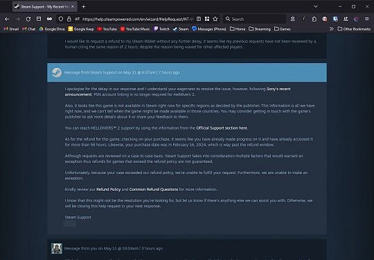 Steam官方表示限制《地狱潜者2》上架国家的是索尼 而非Steam - 1