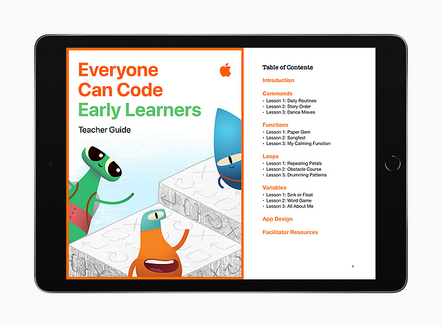 苹果宣布为小学生推出全新编程指南，课业 App 支持下课反馈单功能 - 1