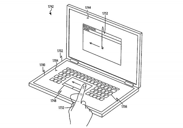 苹果新专利暗示未来MacBook Pro采用无键设计 - 2