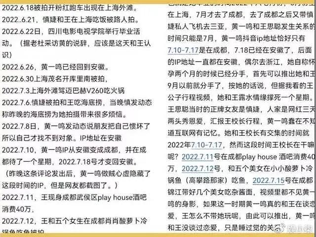 王思聪被曝从未跟黄一鸣恋爱，相处不到一周，慎婕才是当时正主 - 4